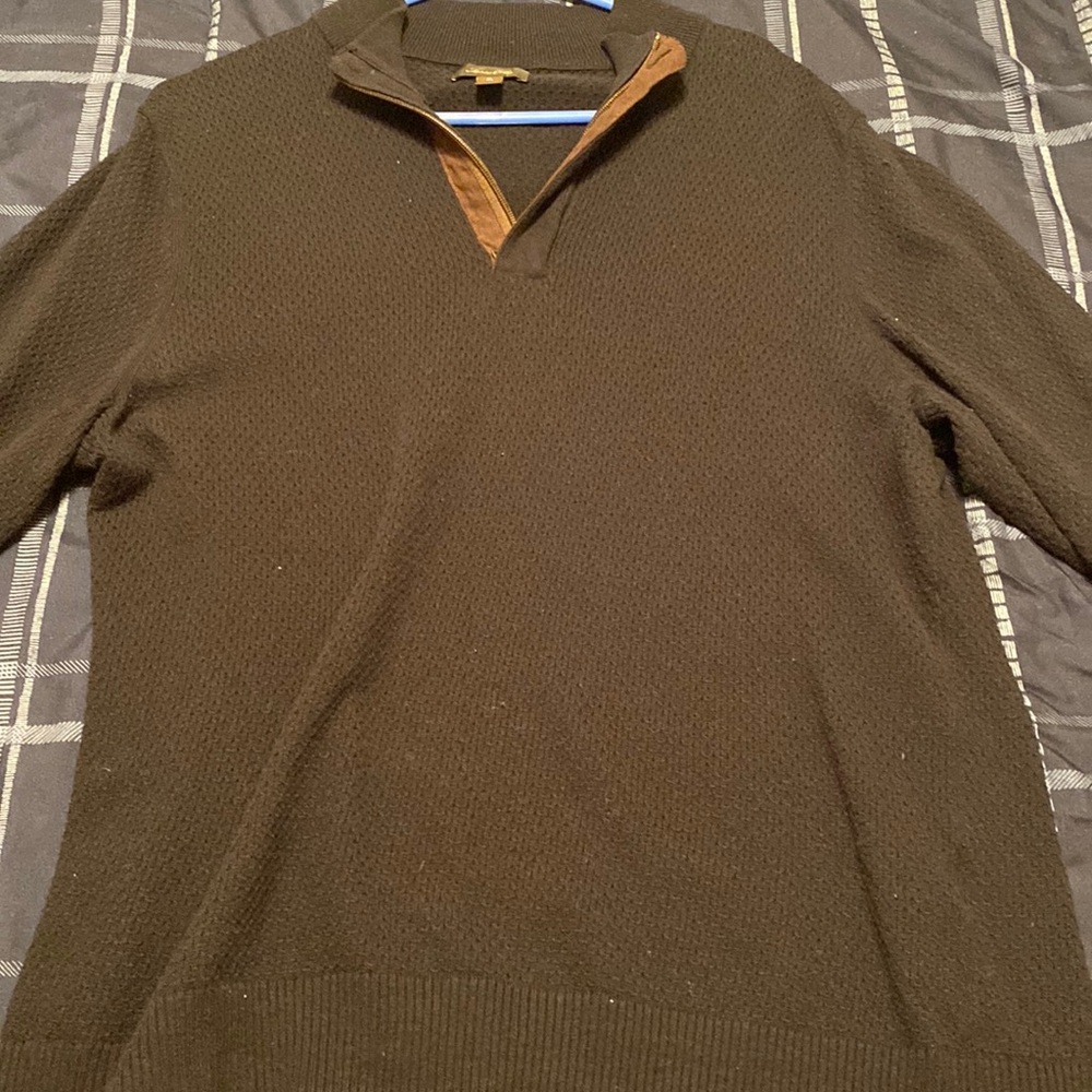 Black Crew Neck Sweater XL